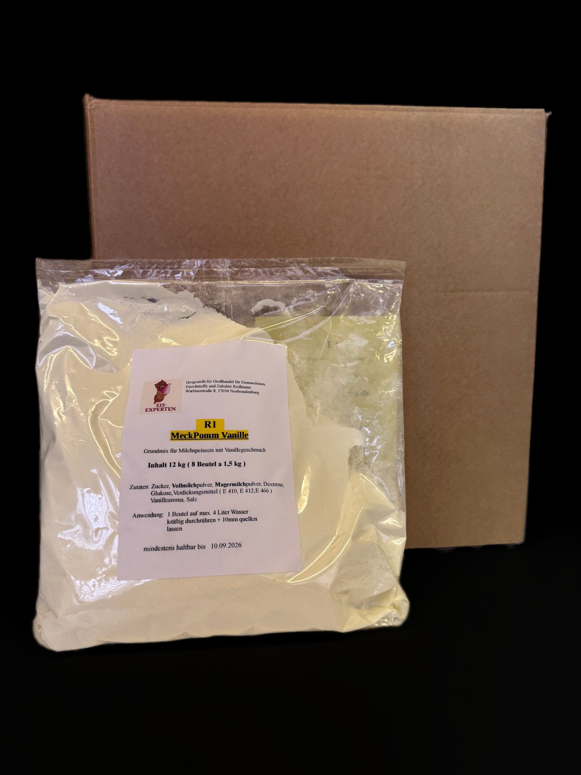 Softeispulver Vanille Klassik